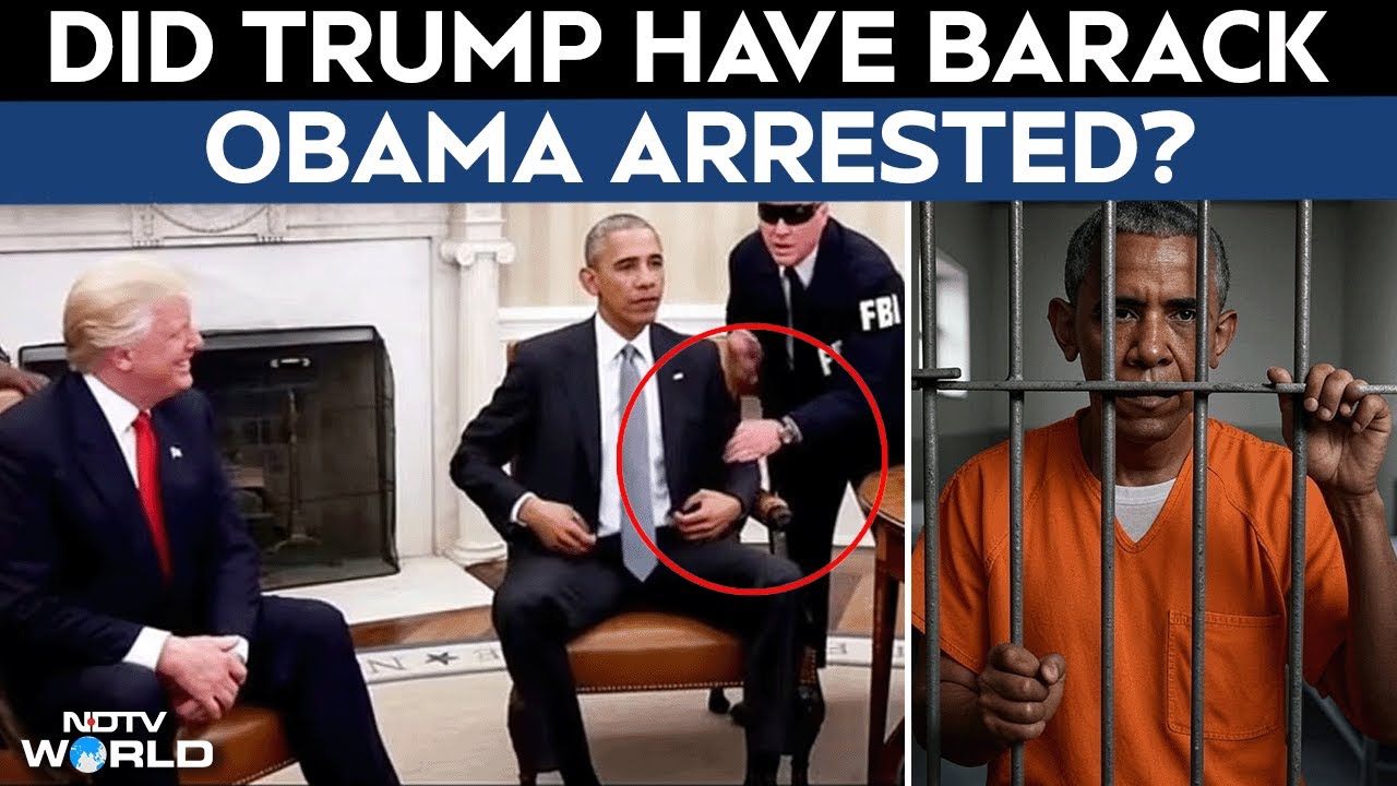 Obama AI Video | Trump Shares Video Of Barack Obama Getting Arrested, But  There's A Catch To It