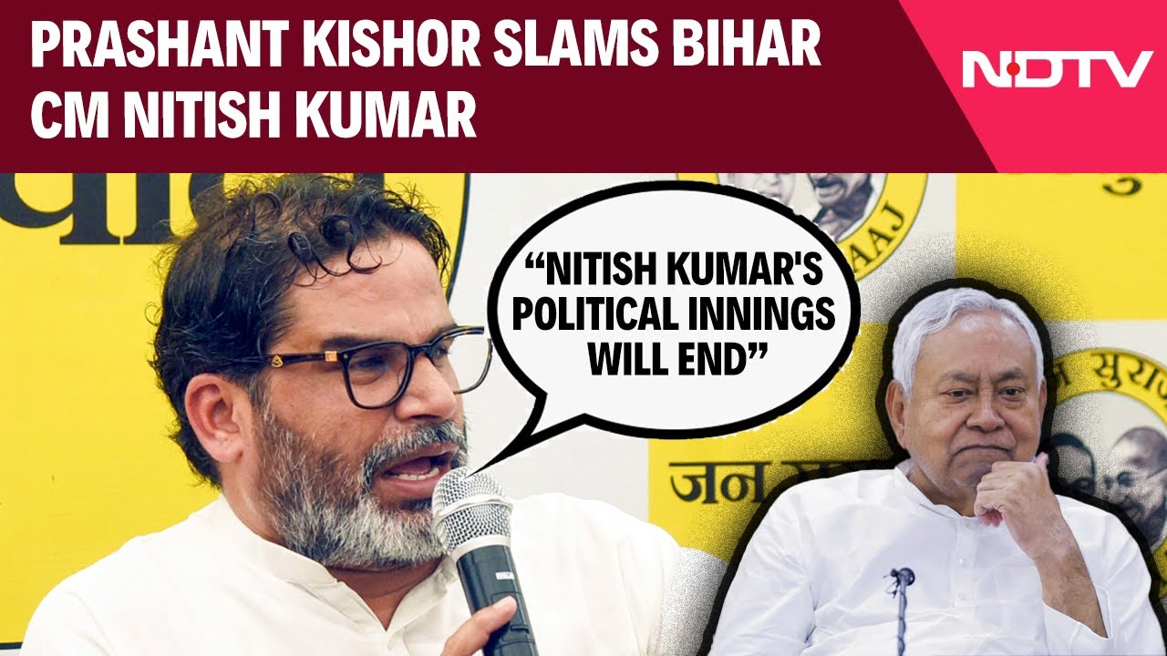 Bihar Election News | "Nitish Kumar's Political Innings Will End", Prashant Kishor Slams Bihar CM
