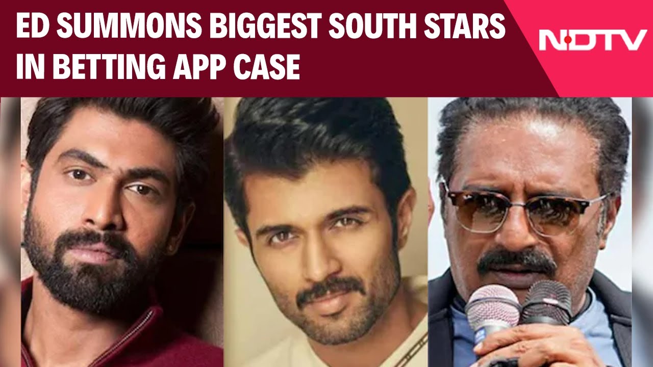 Video : Probe Agency Summons Rana Daggubati, Prakash Raj, 2 Others In Betting App Case