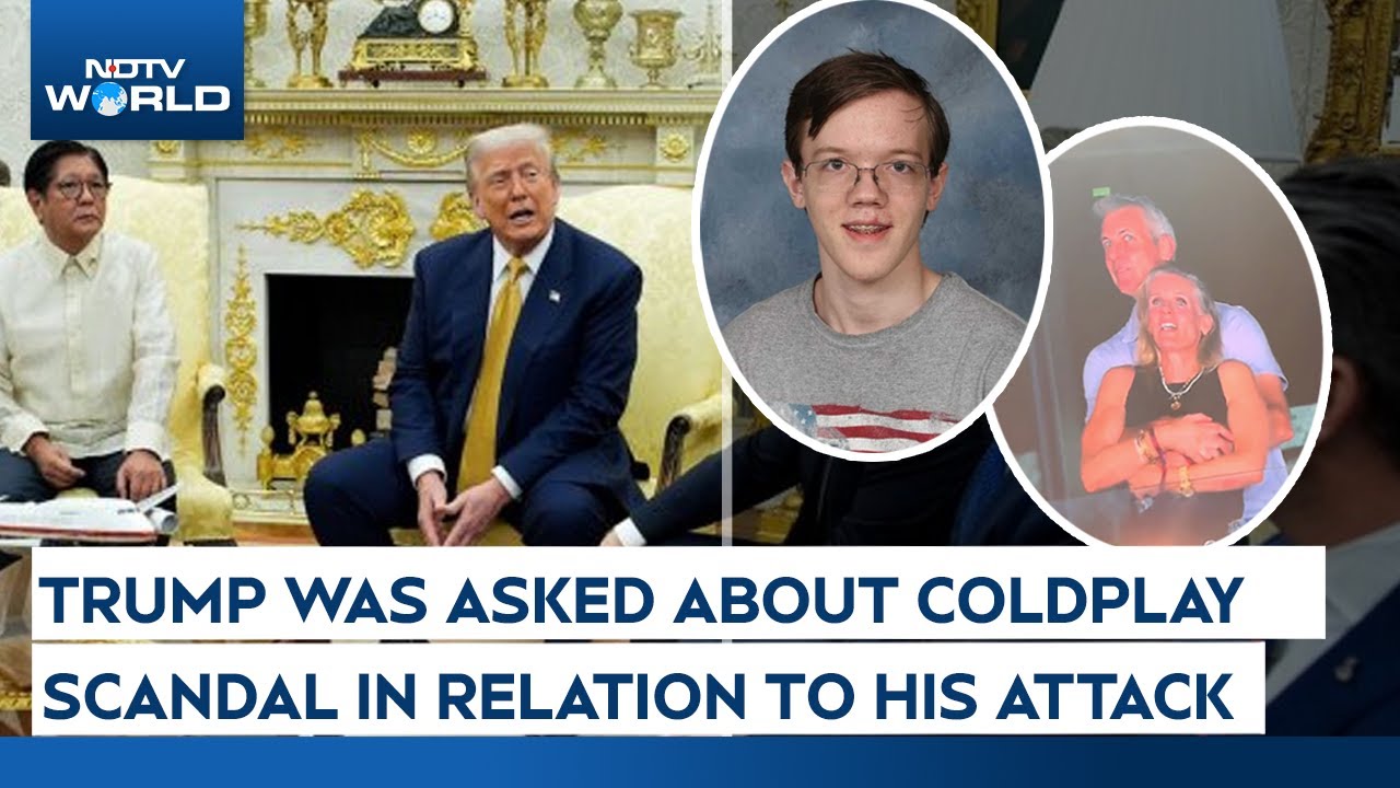 Video: Coldplay Affair Couple | Trump Was Asked How More Is Know About Coldplay Scandal Than His Attack