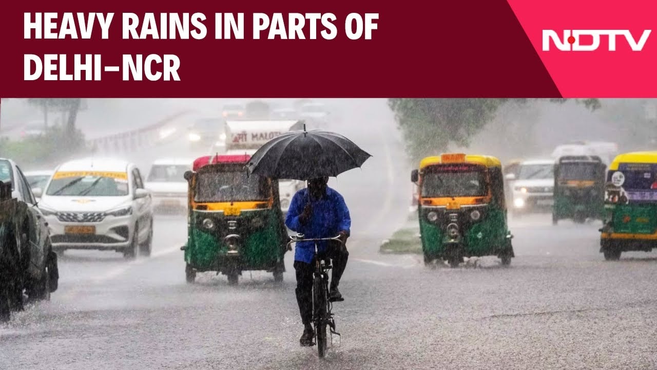 Delhi Rain Today | Delhi Weather: Rain Lashes Parts Of National Capital