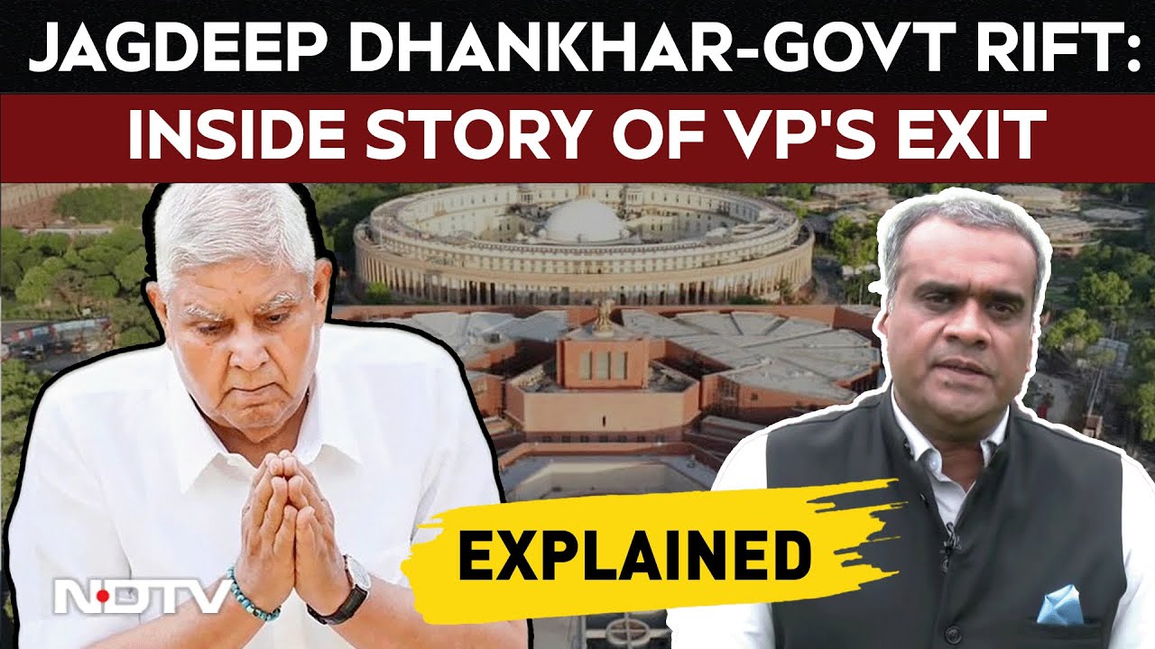 Video : Jagdeep Dhankhar-Government Rift: Exclusive Details On Shock Exit