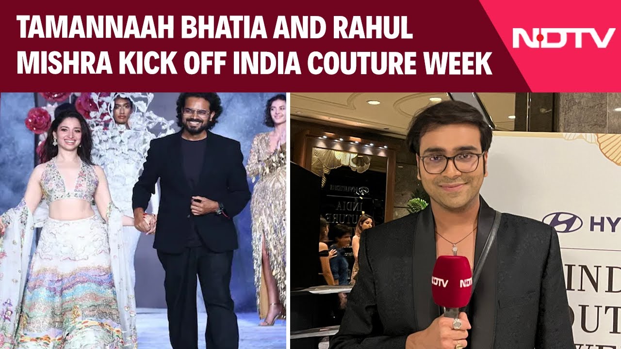 Tamannaah Bhatia And Rahul Mishra Kick Off India Couture Week