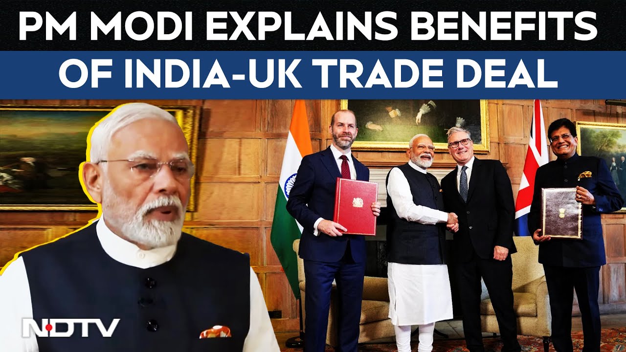 'India-UK Trade Deal Will Benefit India's Youth, Farmers, Fishermen, MSME Sector'