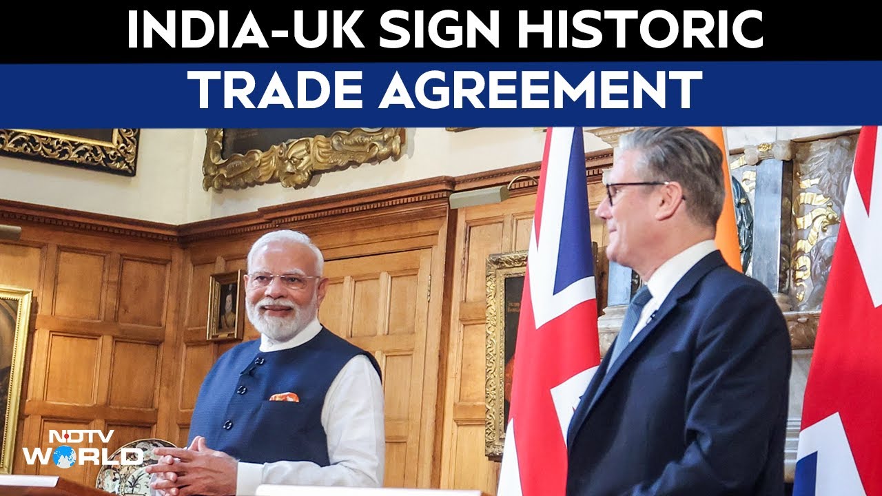 PM Modi In UK | India-UK Signs Comprehensive Economic And Trade Agreement