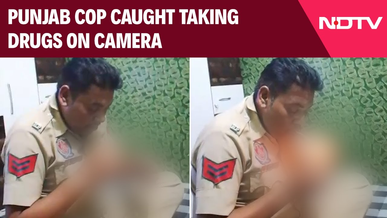 Punjab Cop Caught Taking Drugs On Camera, Transferred