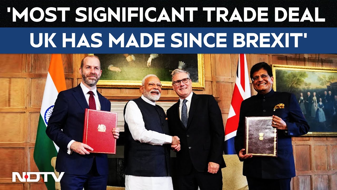 PM Modi And Keir Starmer Hail UK-India Trade Deal