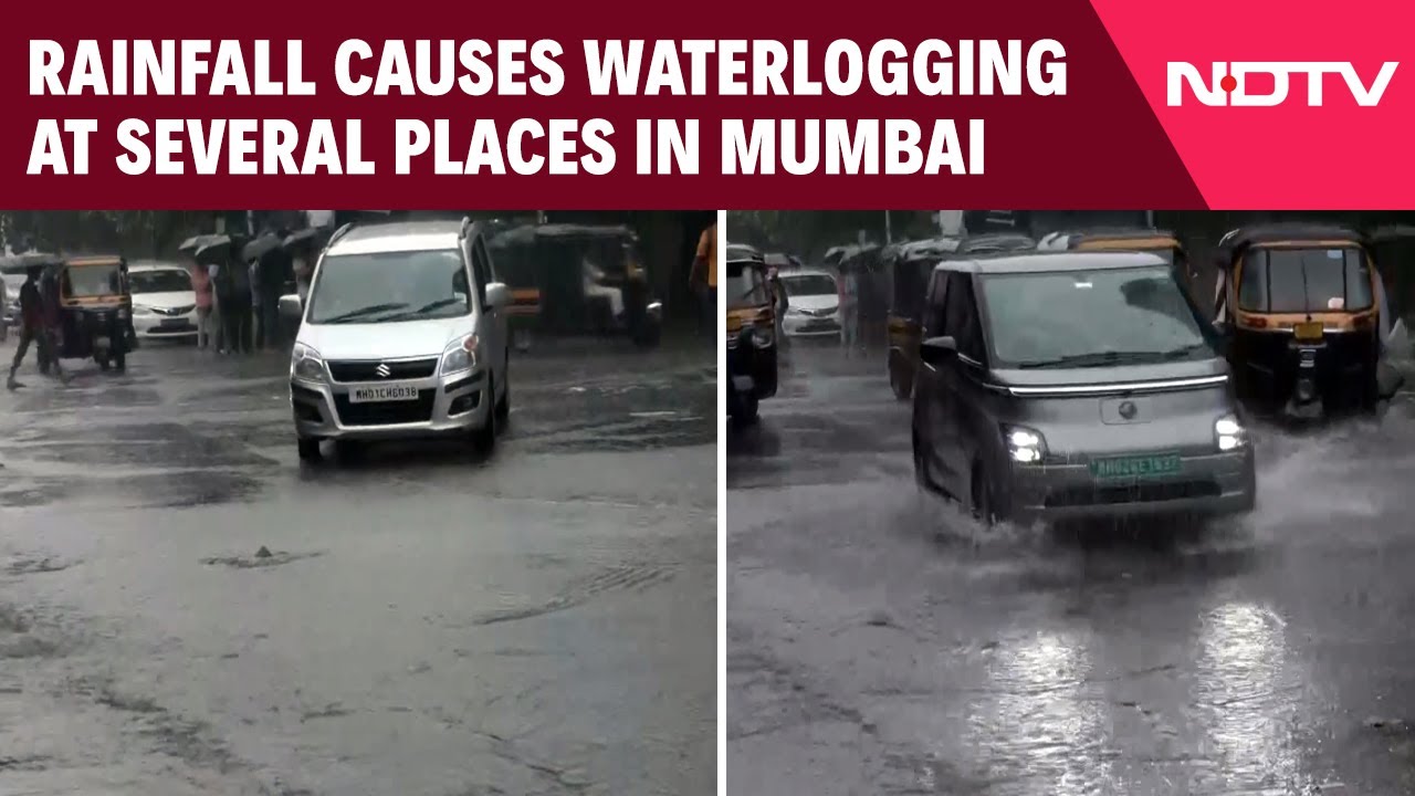 Rainfall Causes Waterlogging At Several Places In Mumbai