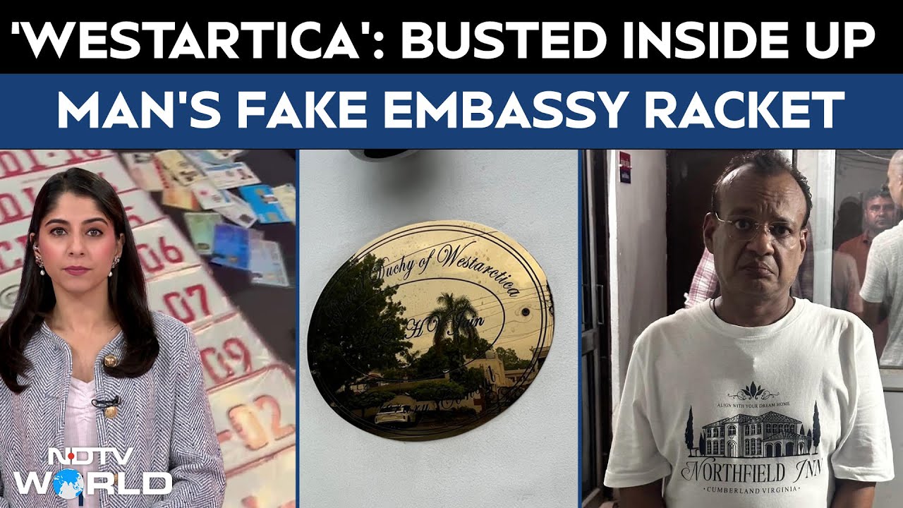 Video: 'Ambassador' In Ghaziabad Busted: Fake Embassy, Rs 250 Cr Global Scam & The Nation Of 'Westarctica'