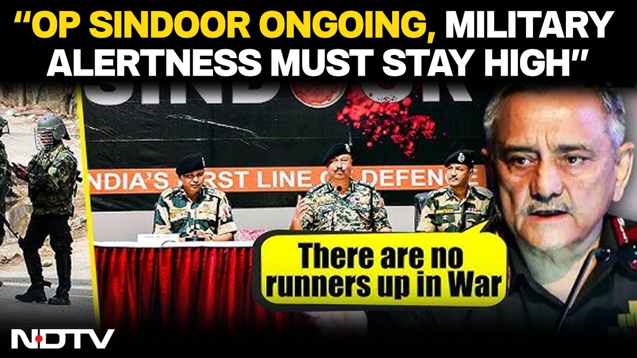 Video: CDS Anil Chauhan On Operation Sindoor: Operation Sindoor Ongoing, Military Alertness Must Stay High