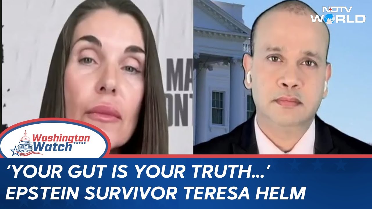 Video : 'Trust Your Gut, Don't Ignore Red Flags...': Jeffrey Epstein Survivor Teresa Helm's Message To Women