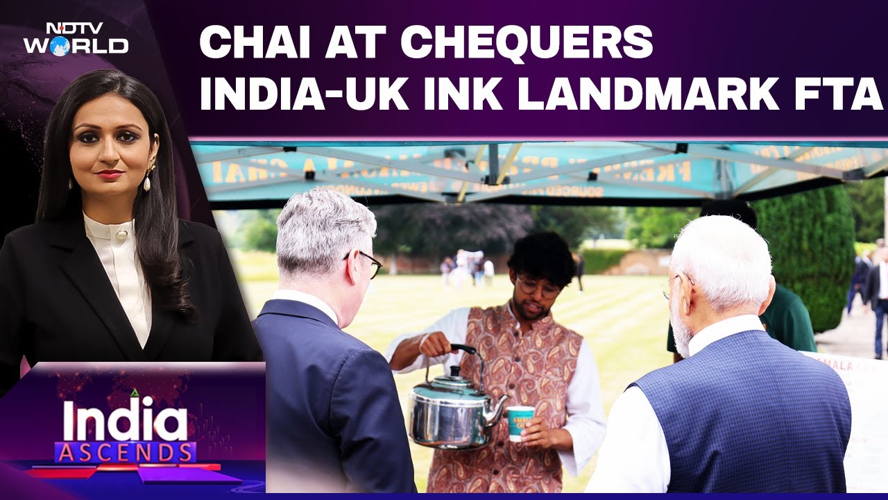 Video: PM Modi In UK | Chai At Chequers: India-UK Ink Landmark Bilateral Trade Pact