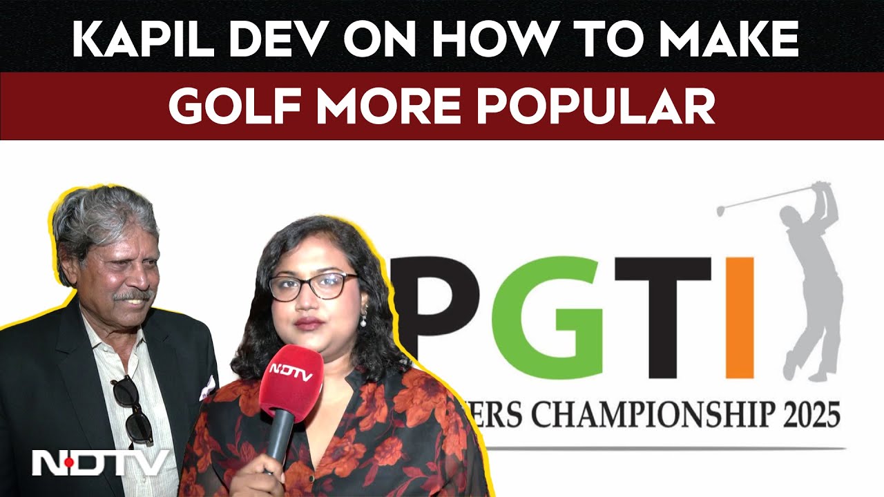 PGTI | How To Make Golf More Popular? Here's What Kapil Dev, Amandeep Johl Said | NDTV Exclusive