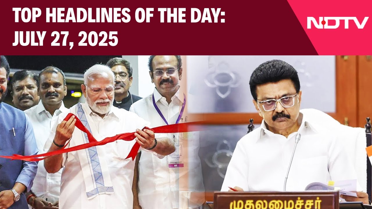 Video: Tamil Nadu News: BJP's Mega Vikas Push In Tamil Nadu | Top Headlines Of The Day: July 27, 2025