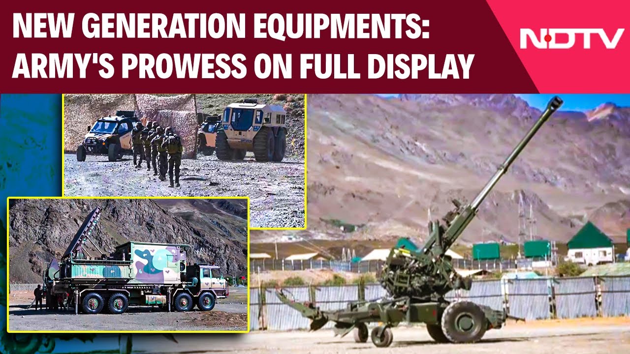 Indian Army News | Capability Display Of New Generation Equipment's By Indian Army