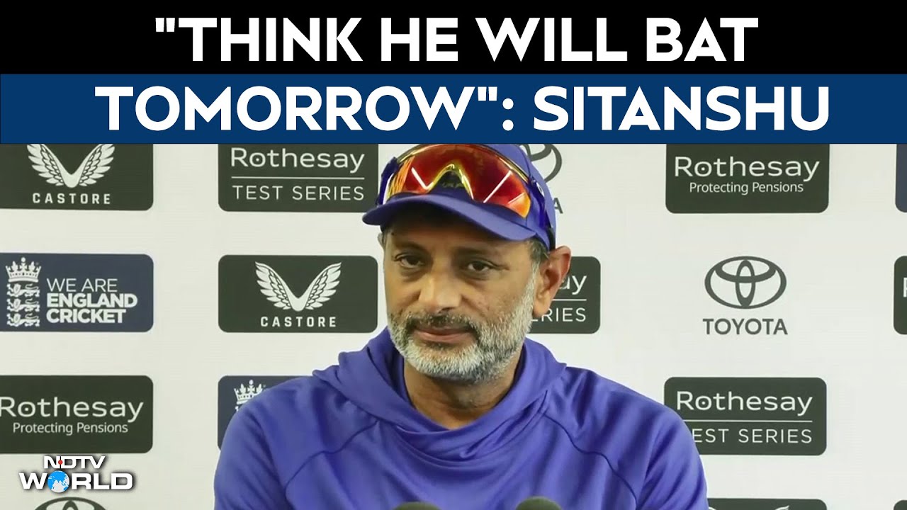 Indias Batting Coach Sitanshu Kotak Updates On Rishabh Pants Injury: "Think He Will Bat Tomorrow"