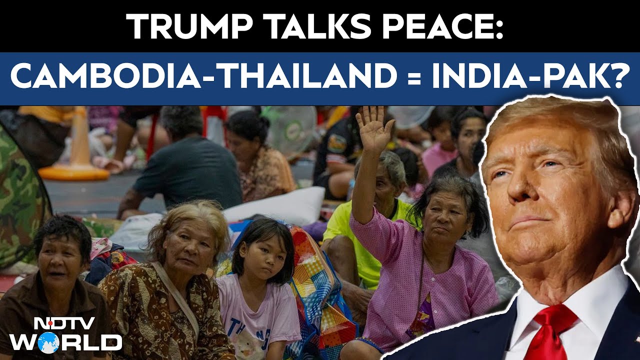 Trump Calls For Ceasefire: Compares India-Pak Conflict With Cambodia-Thailand Clash
