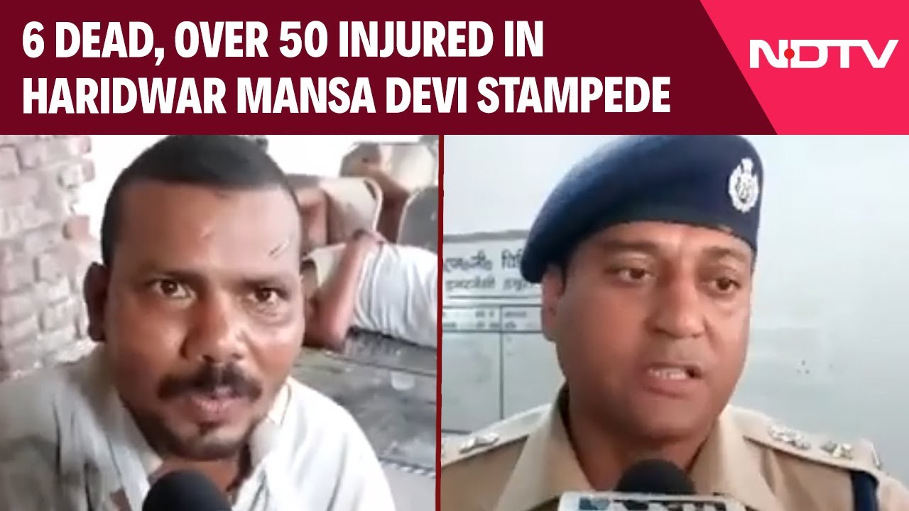 6 Dead, 35 Injured After Major Stampede Breaks Out At Haridwar's Mansa Devi Temple