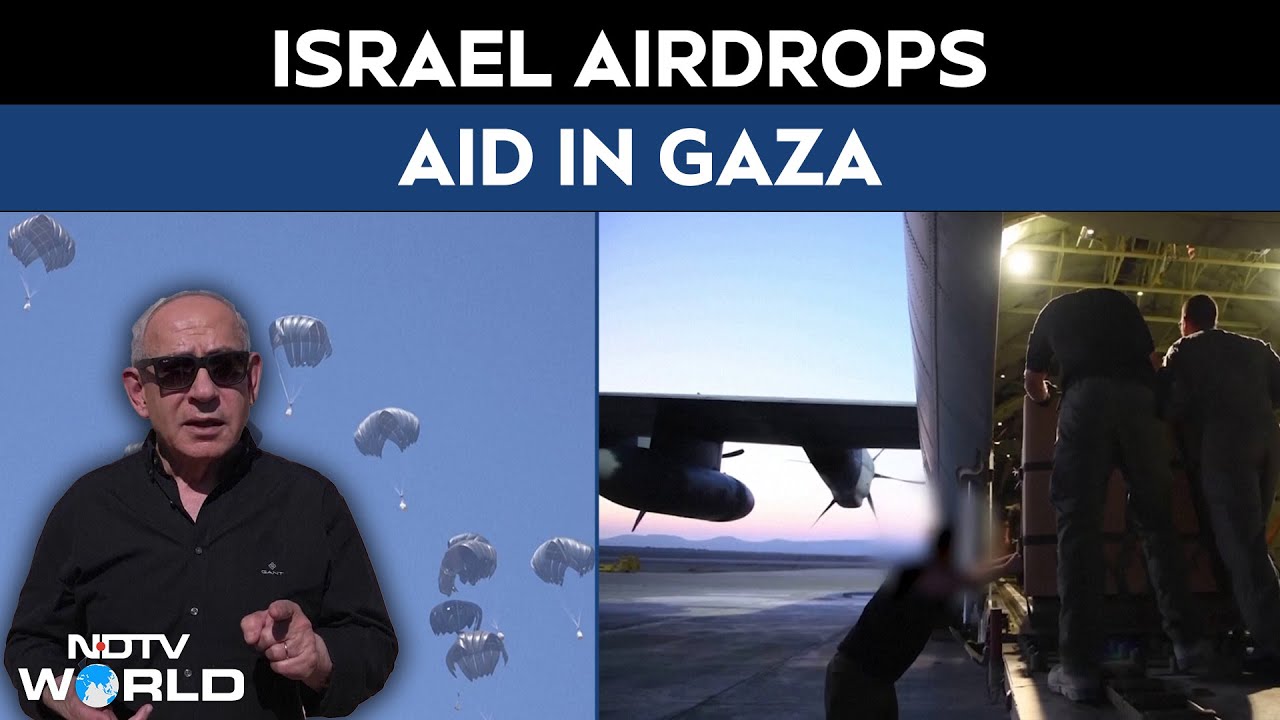 Video: Aid Airdrops Resume In Gaza As Fury Grows Over Starvation Deaths, Israel Announces 'Tactical Pause'