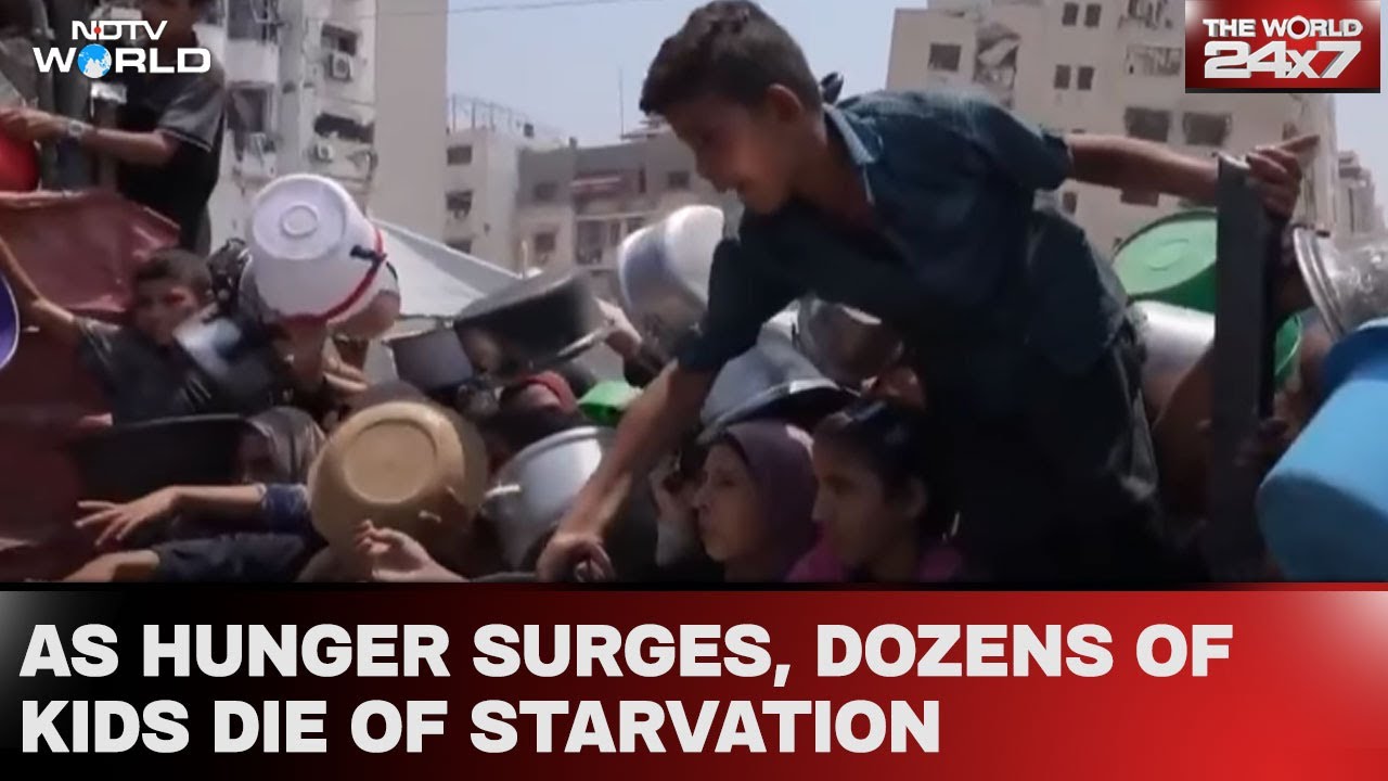 Video: Israel Gaza Violence | Israel To Pause Gaza Fight To Allow Aid As Dozens Of People Die Of Starvation