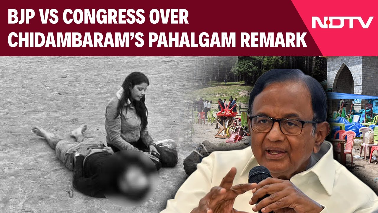 Video: P Chidambaram Latest | Controversy Erupts Over P Chidambaram's Remark On Pahalgam Terrorists