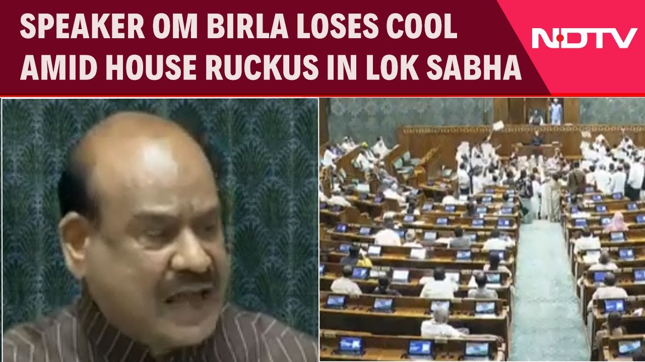 Op Sindoor Debate Lok Sabha | Lok Sabha Speaker gets angry, sloganeering by opposition