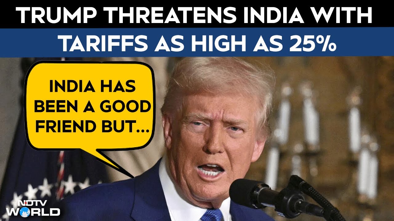 Trump Says India Trade Deal Still Not Finalized, Hints At 20-25% Tariff