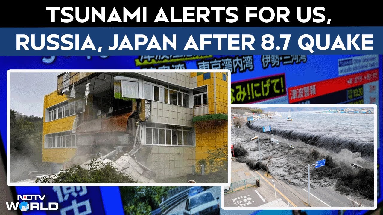 Tsunami Warning For Japan, Hawaii (US), Russia Following a 8.7 Magnitude Earthquake Hits Russia