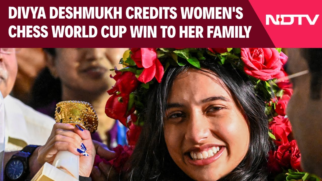 Divya Deshmukh Arrives To Grand Reception, Credits Womens Chess World Cup Win To Her Family