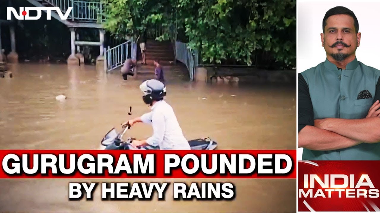 Gurugram Rain | 'Floodbath' In Millennium City: Just 4 Hours Of Rain, Gurugram In Meltdown Mode Gurugram Rain | 'Floodbath' In Millennium City: Just 4 Hours Of Rain, Gurugram In Meltdown Mode