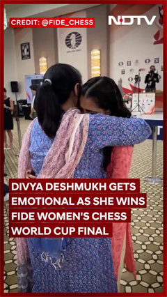 Fide Women Chess World Cup | Divya Deshmukh Gets Emotional As She Wins Fide Womens Chess World Cup