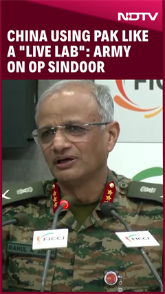 Video: China Using Pak Like A 'Live Lab': Army Says Pak Was Not The Only Adversary In Op Sindoor
