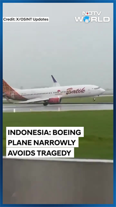 Video: Indonesia Airplane Crash: Boeing Plane Narrowly Avoids Tragedy In Indonesia