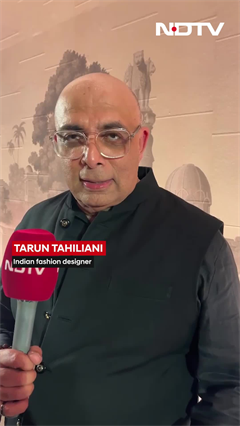 Video: Tarun Tahiliani To NDTV On Responsibility Of Designers To Revive Heritage Of India