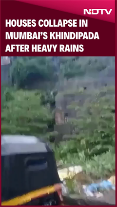 Mumbai: Houses Collapse In Khindipada After Heavy Rains
