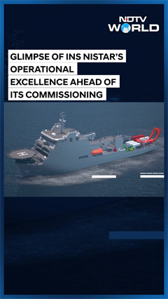Indian Navy Releases Video Of INS Nistar Showcasing Its Features Ahead of Commissioning