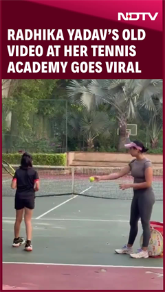 Video: Radhika Yadav | Radhika Yadav's Old Video At Her Tennis Academy Goes Viral