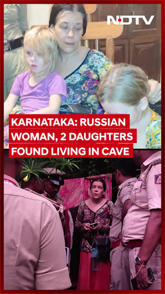 Video: Russian Woman Found Living In Cave With 2 Daughters