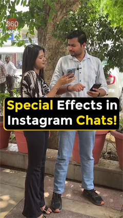 How to send Special Effects Message in Instagram Chat