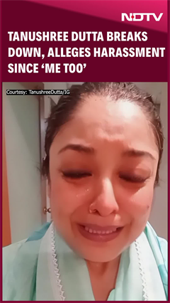 Video: Tanushree Dutta Breaks Down In Video: 'I'm Being Harassed At My Own Home'