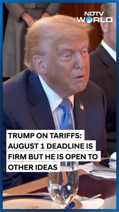 Not 100% Firm: Trump Open To Talks After Putting Fresh Tariff Deadline of August 1