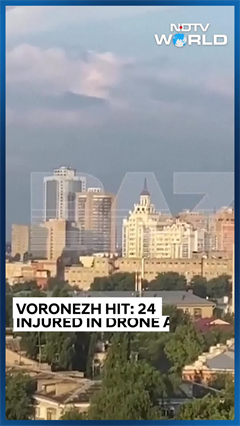 Video: Ukraine Drone Attack | Drone Attack In Russia's Voronezh Region Leaves 24 People Injured