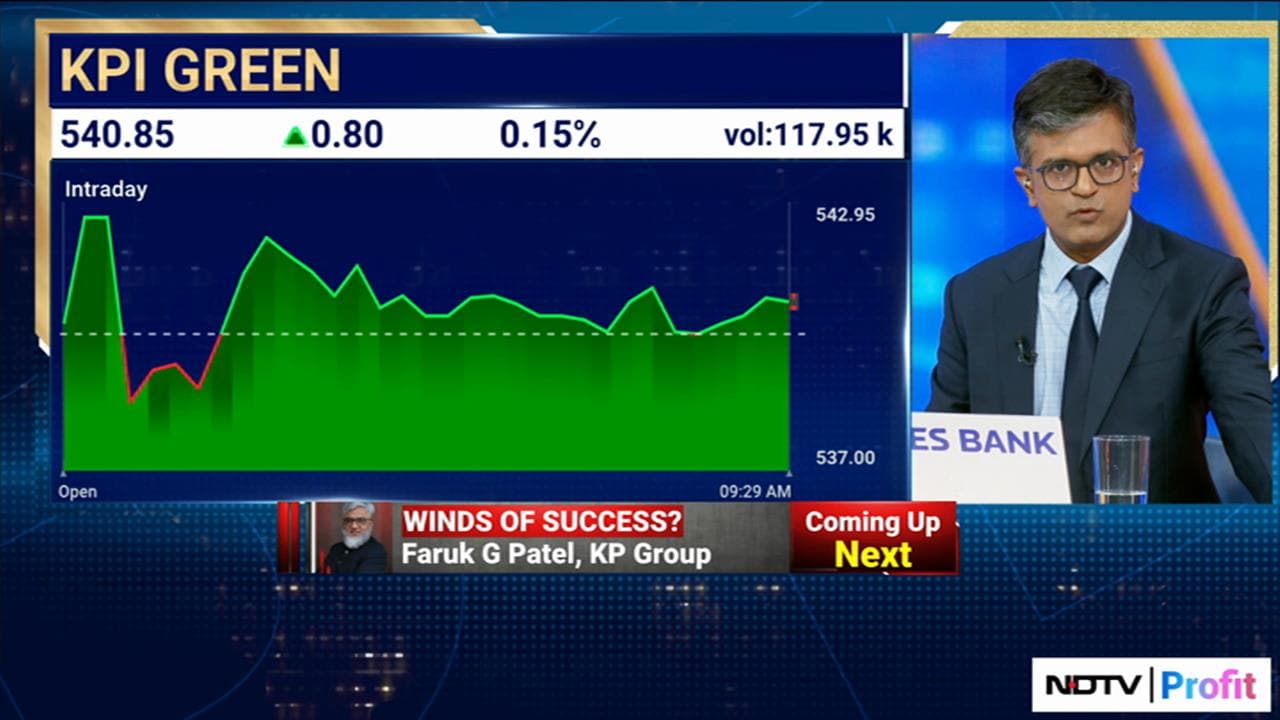 KPI Green Order Win: KP Group CMD Says Coming Quarters To See Very Good Installation Capacity