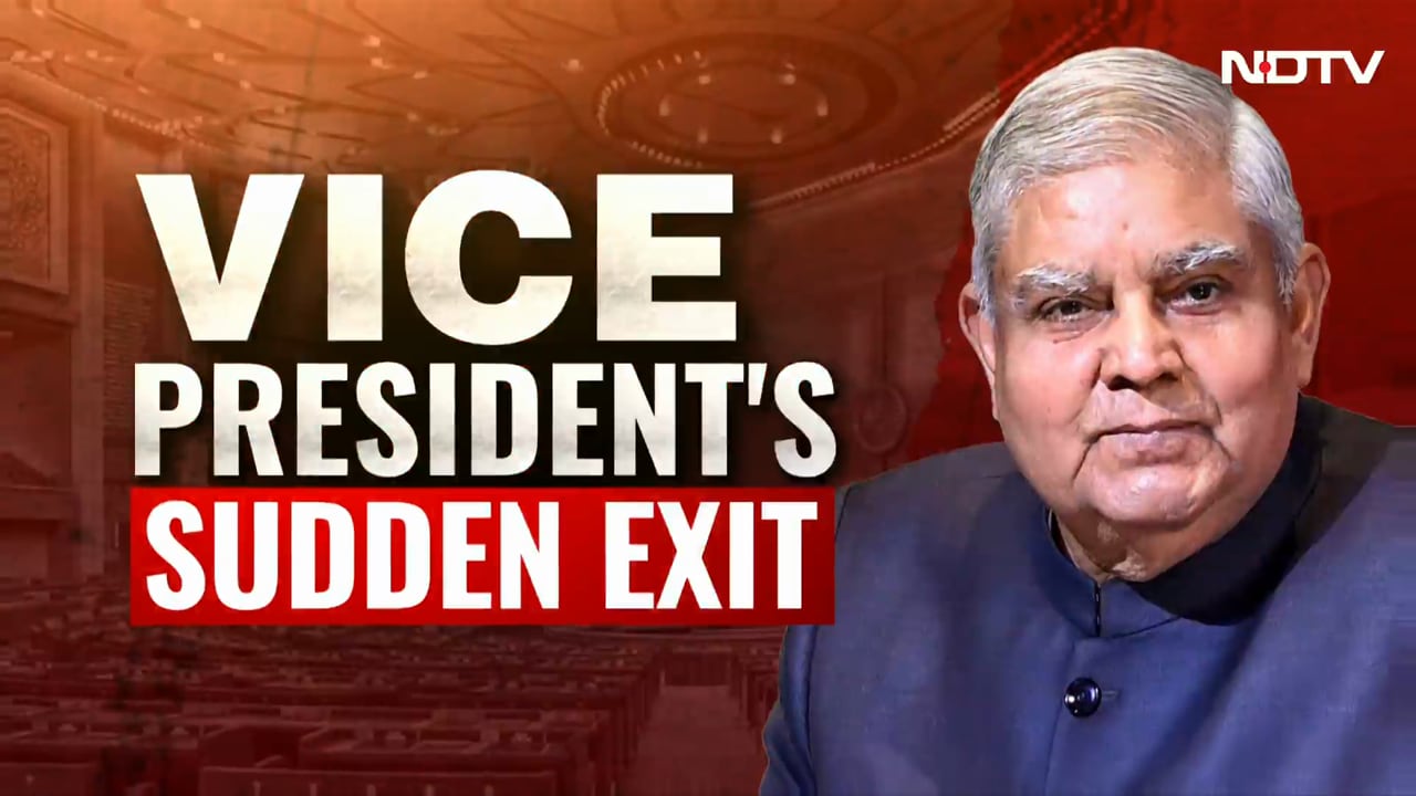 Video : VP Jagdeep Dhankhar's Exit: Opposition Questions Sudden Resignation Amid Speculation
