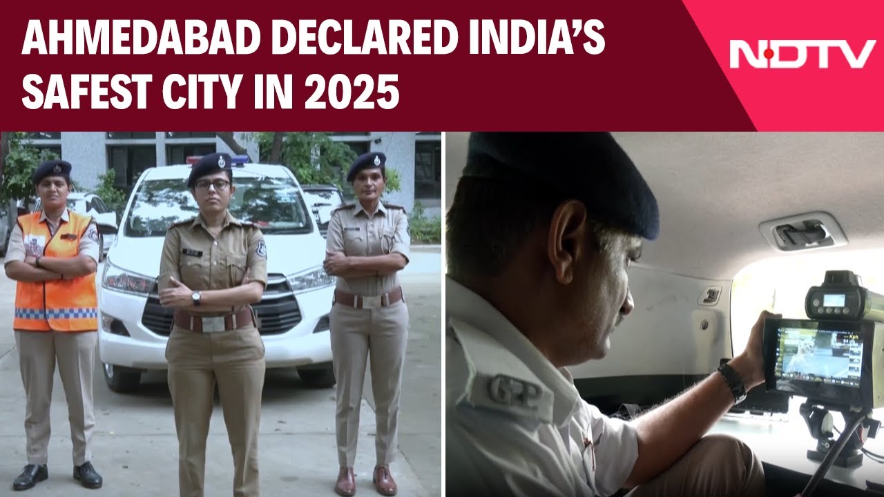 Gujarat News | Ahmedabad Declared India’s Safest City In 2025 Crime, Safety Index