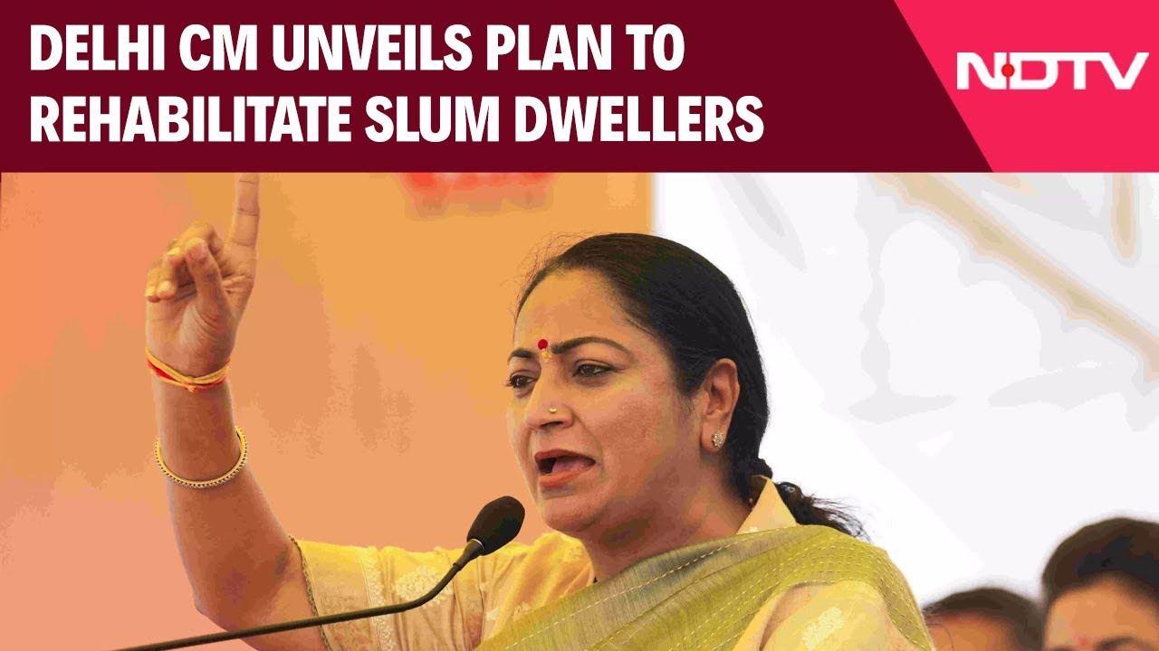 Delhi News | Delhi CM Rekha Gupta Unveils Plan To Rehabilitate Slum Dwellers In 50,000 Unused Flats
