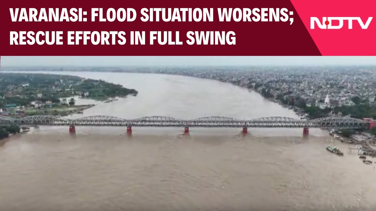 Uttar Pradesh News | Varanasi: Flood Situation Worsens; Relief, Rescue Efforts In Full Swing