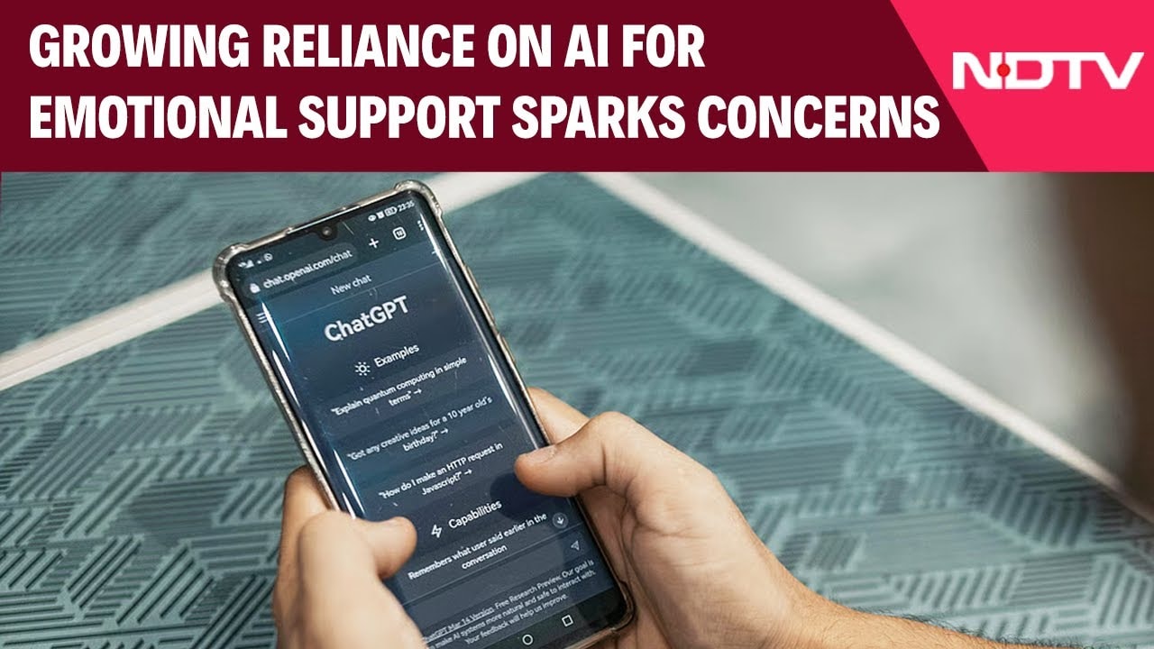 Growing Reliance On Chatgpt For Emotional Support Among Youth Sparks Mental Health Concerns