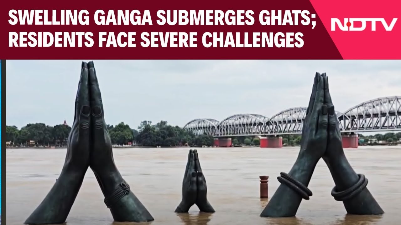 Varanasi: Swelling Ganga Submerges Ghats; Residents Face Severe Challenges