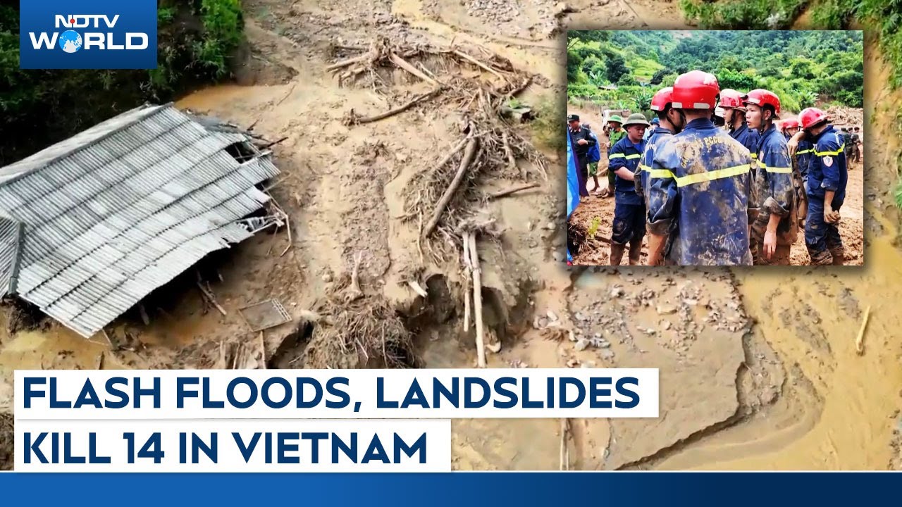 Vietnam Floods | Rescue Ops Intensify As Flash Floods, Landslides Kill 14 In Vietnam